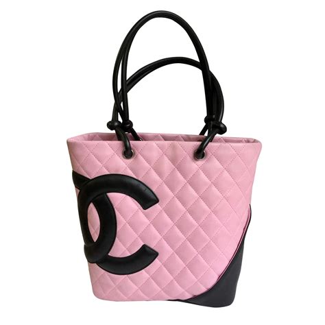 black and pink chanel bag